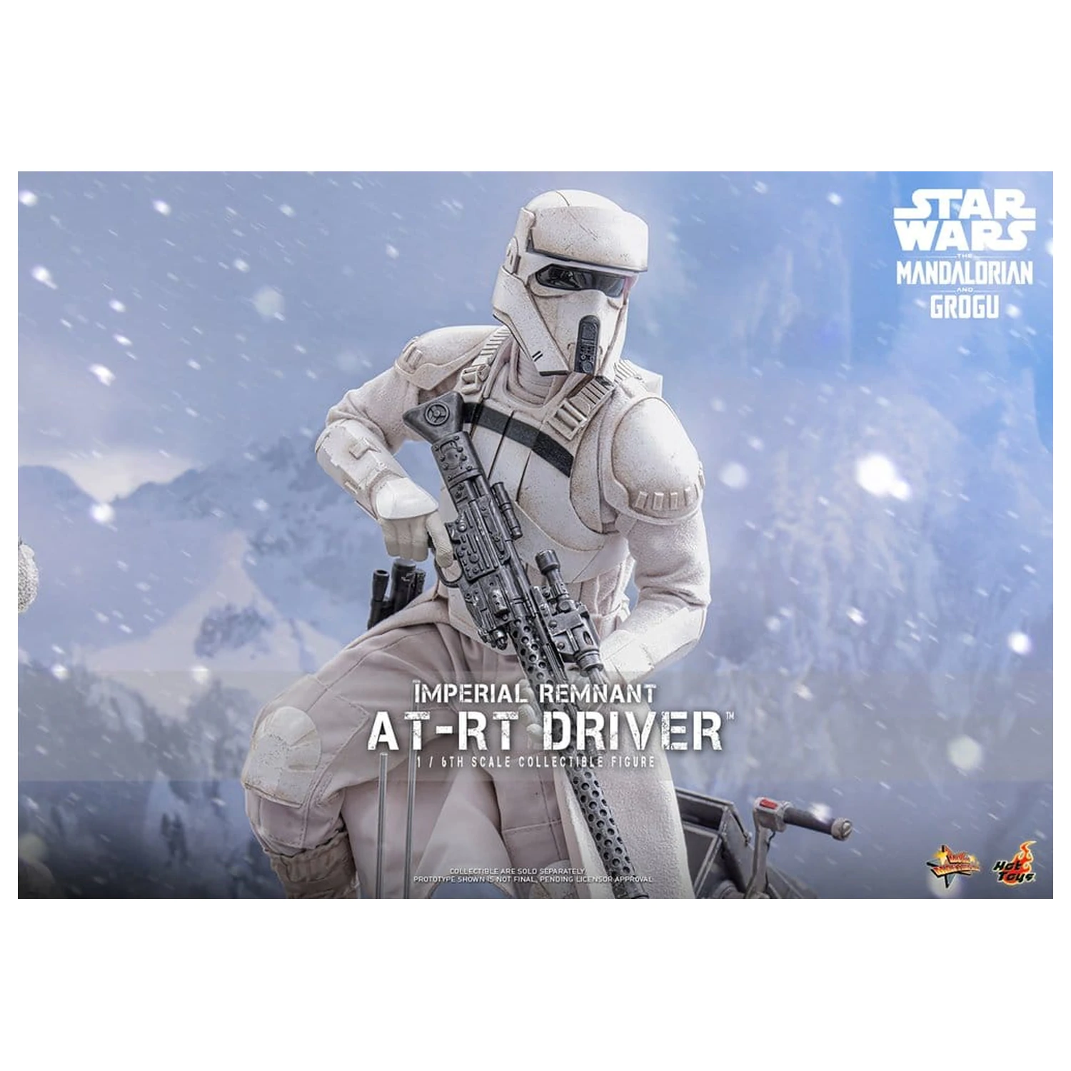 Star Wars: The Mandalorian & Grogu Movie Masterpiece set akcijskih figura 1/6 Imperial Remnant AT-RT Driver i AT-RT 60 cm fotografija proizvoda