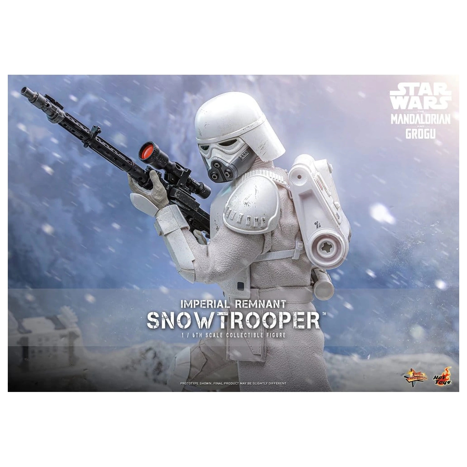 Star Wars: The Mandalorian & Grogu Movie Masterpiece akcijska figura 1/6 Imperial Remnant Snowtrooper 30 cm fotografija proizvoda