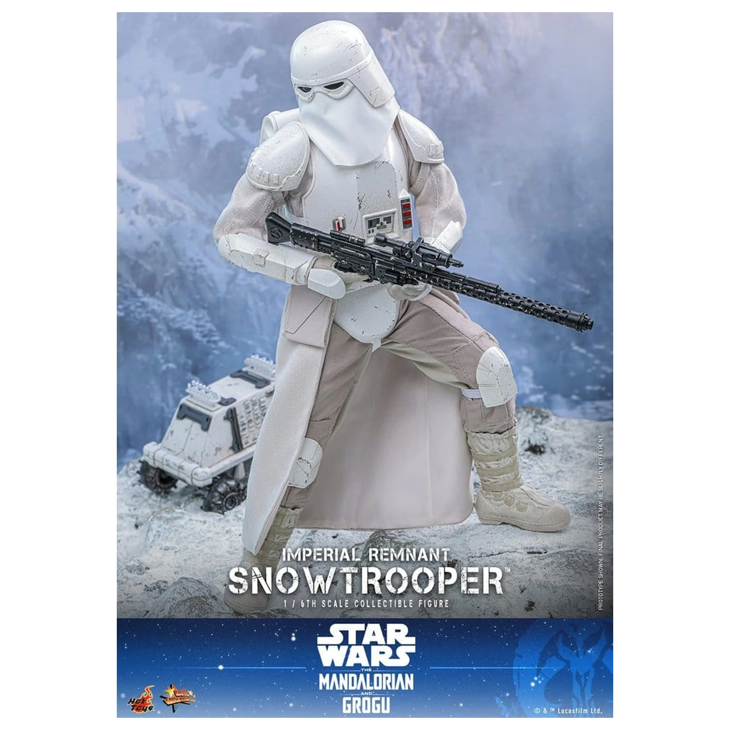 Star Wars: The Mandalorian & Grogu Movie Masterpiece akcijska figura 1/6 Imperial Remnant Snowtrooper 30 cm fotografija proizvoda