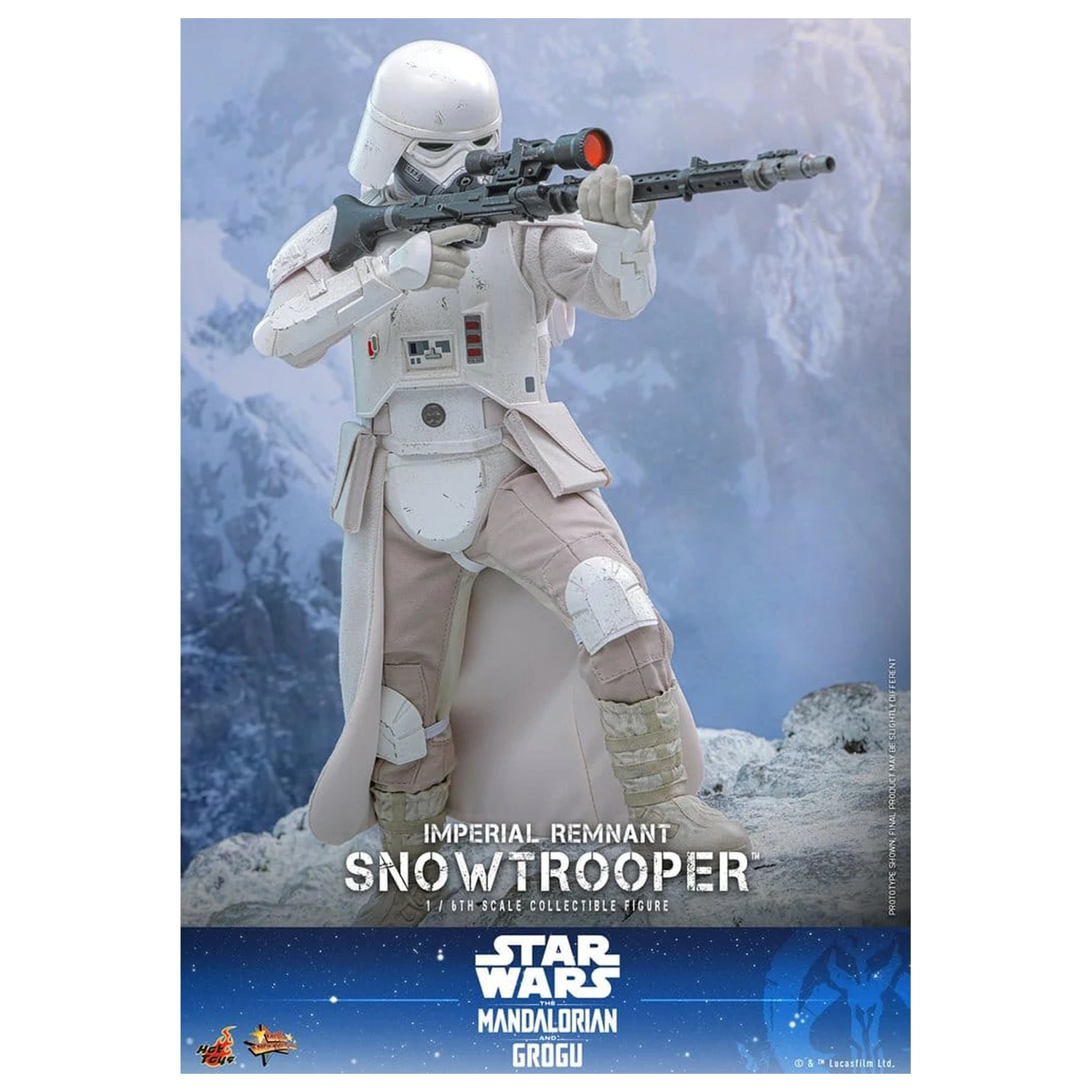 Star Wars: The Mandalorian & Grogu Movie Masterpiece akcijska figura 1/6 Imperial Remnant Snowtrooper 30 cm fotografija proizvoda