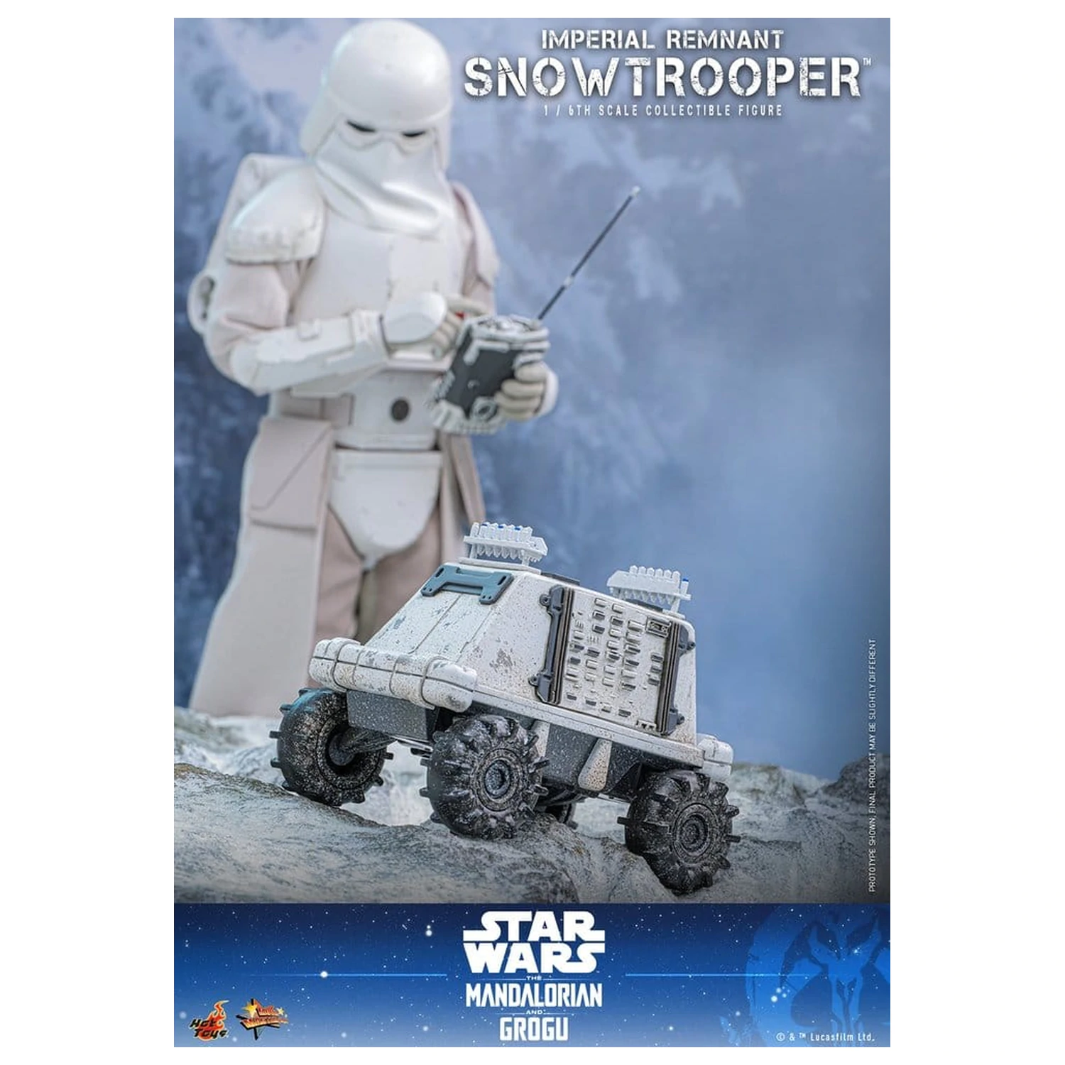 Star Wars: The Mandalorian & Grogu Movie Masterpiece akcijska figura 1/6 Imperial Remnant Snowtrooper 30 cm fotografija proizvoda
