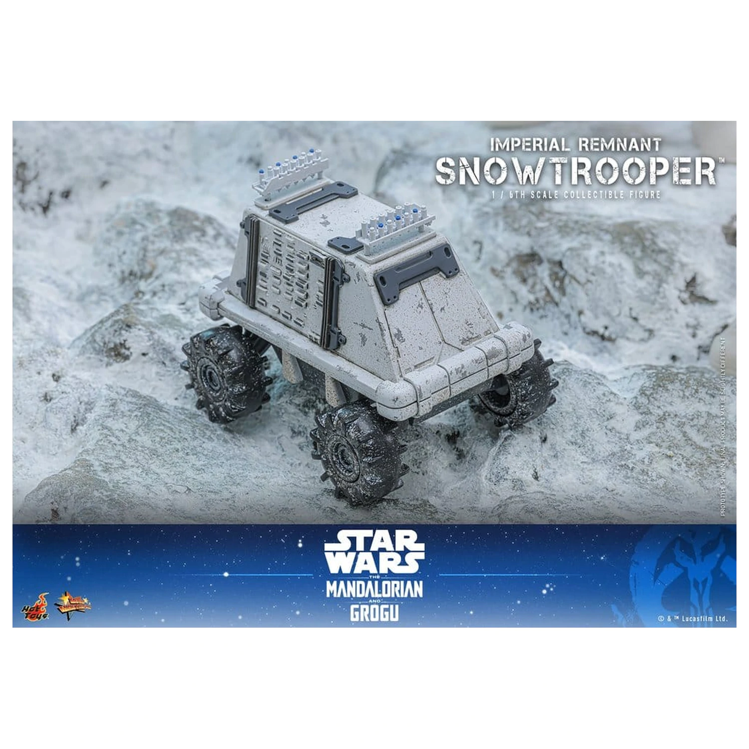 Star Wars: The Mandalorian & Grogu Movie Masterpiece akcijska figura 1/6 Imperial Remnant Snowtrooper 30 cm fotografija proizvoda