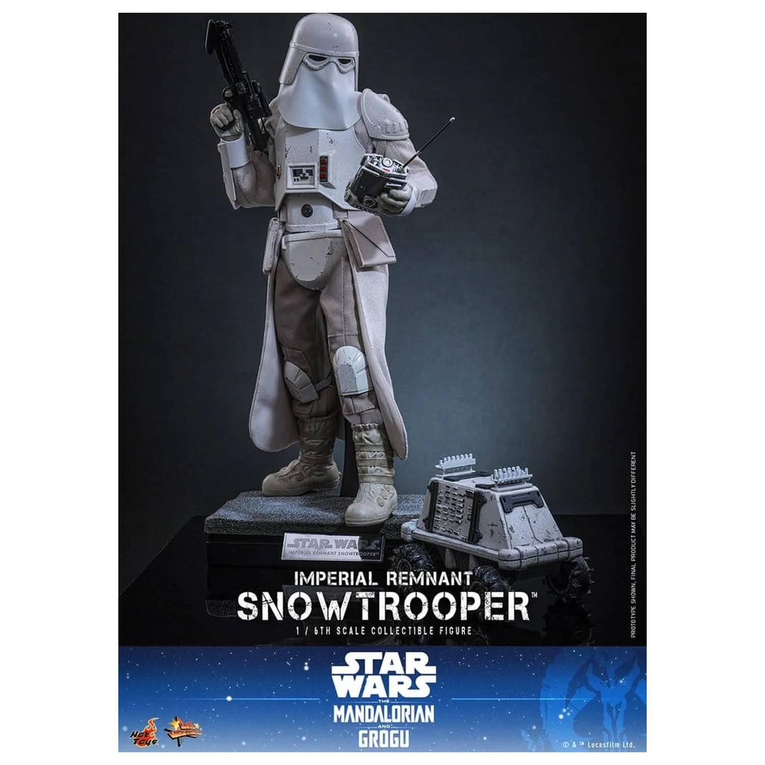 Star Wars: The Mandalorian & Grogu Movie Masterpiece akcijska figura 1/6 Imperial Remnant Snowtrooper 30 cm fotografija proizvoda