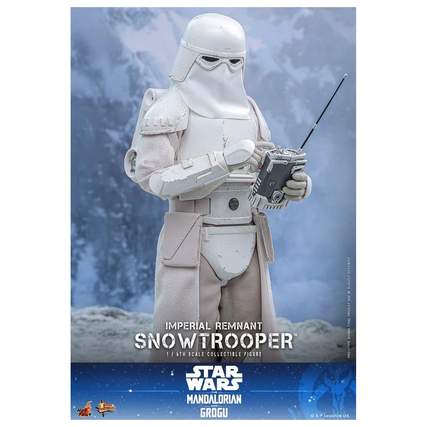 Star Wars: The Mandalorian & Grogu Movie Masterpiece akcijska figura 1/6 Imperial Remnant Snowtrooper 30 cm fotografija proizvoda