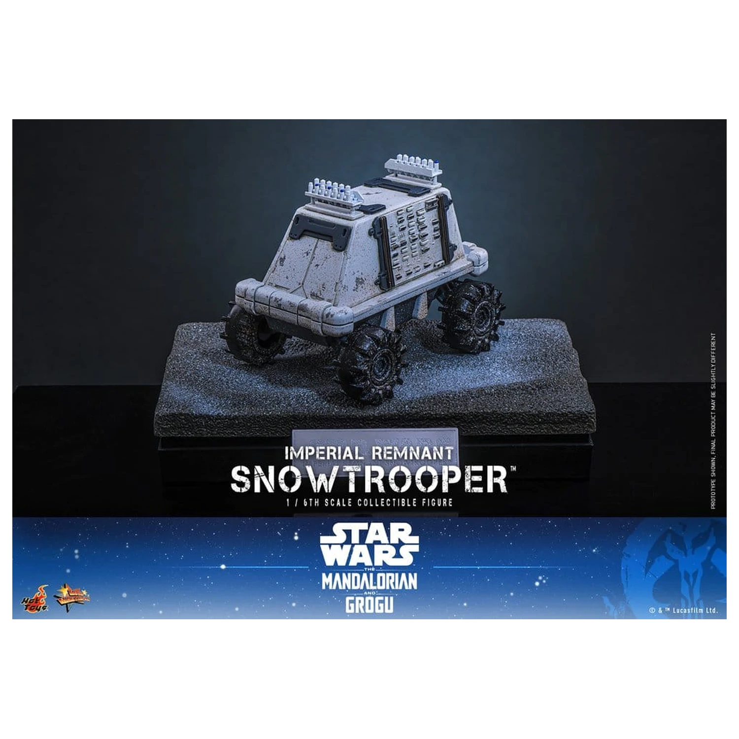 Star Wars: The Mandalorian & Grogu Movie Masterpiece akcijska figura 1/6 Imperial Remnant Snowtrooper 30 cm fotografija proizvoda