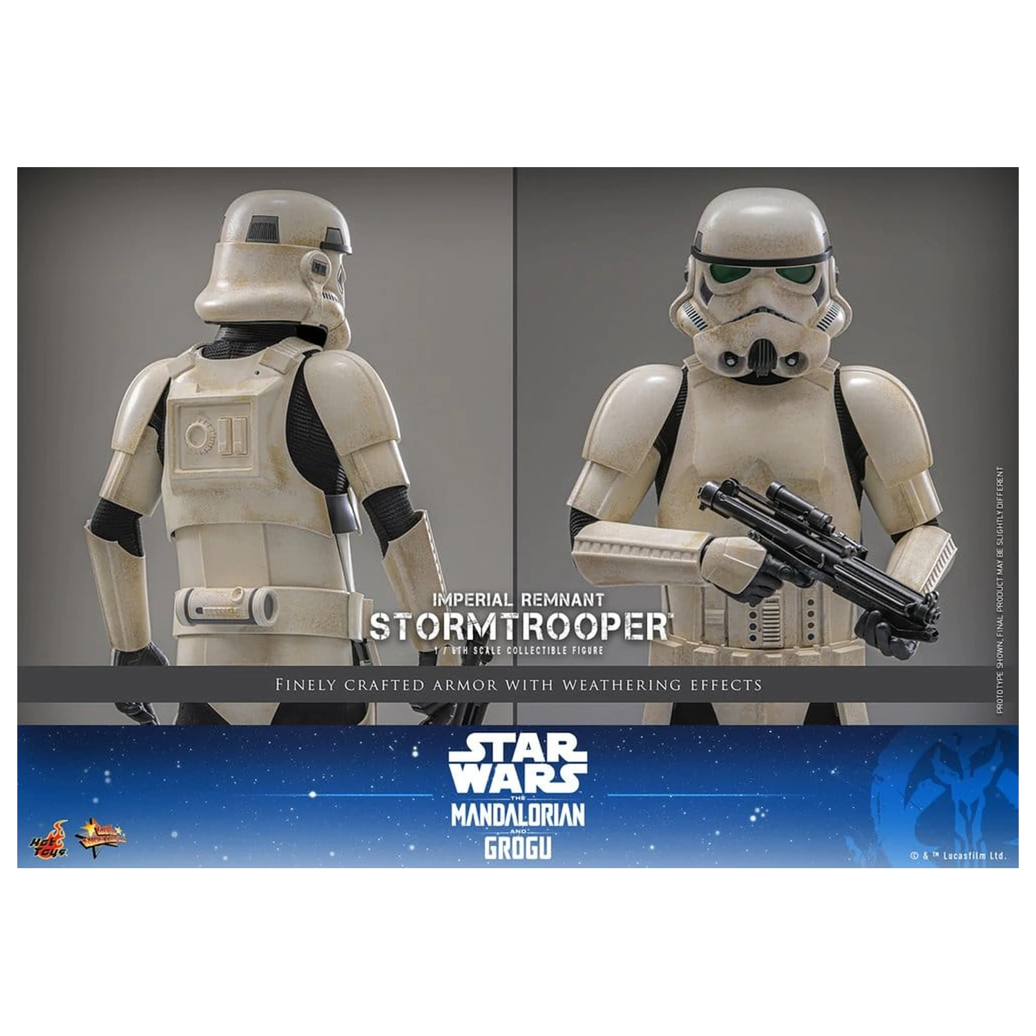 Star Wars: The Mandalorian & Grogu Movie Masterpiece akcijska figura 1/6 Imperial Remnant Stormtrooper 30 cm fotografija proizvoda