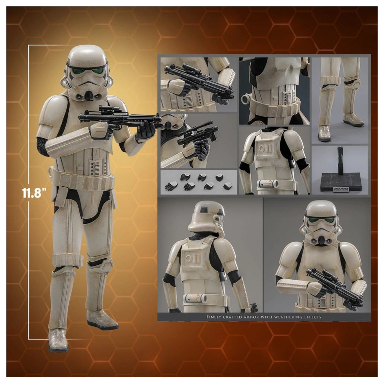Star Wars: The Mandalorian & Grogu Movie Masterpiece akcijska figura 1/6 Imperial Remnant Stormtrooper 30 cm fotografija proizvoda