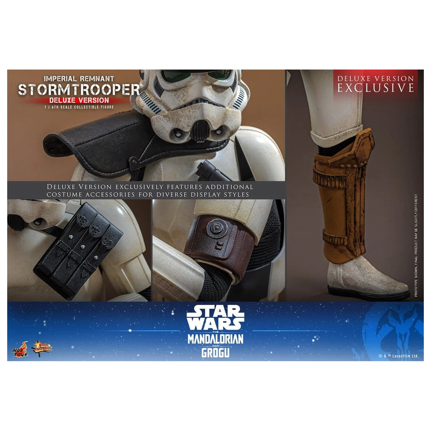 Star Wars: The Mandalorian & Grogu Movie Masterpiece akcijska figura 1/6 Imperial Remnant Stormtrooper (Deluxe verzija) 30 cm fotografija proizvoda