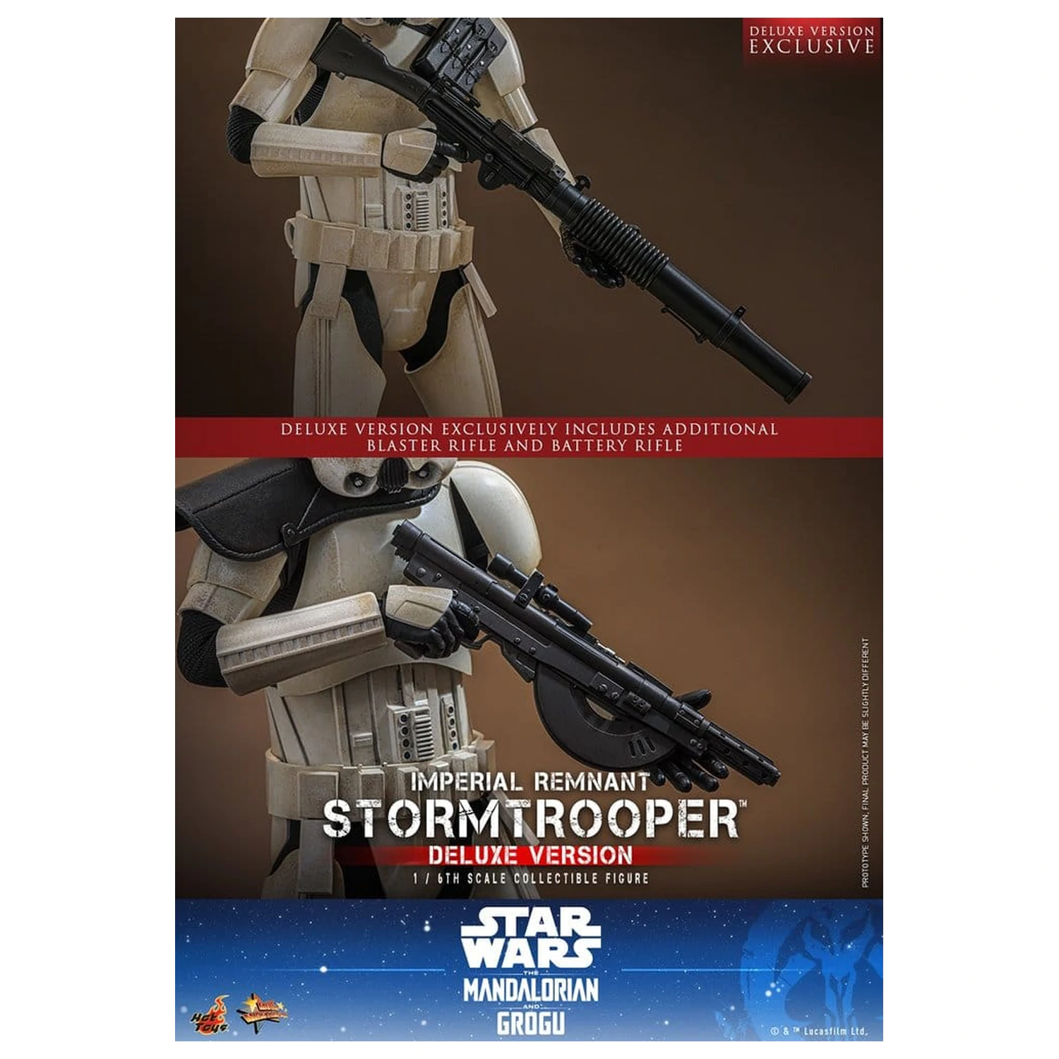 Star Wars: The Mandalorian & Grogu Movie Masterpiece akcijska figura 1/6 Imperial Remnant Stormtrooper (Deluxe verzija) 30 cm fotografija proizvoda