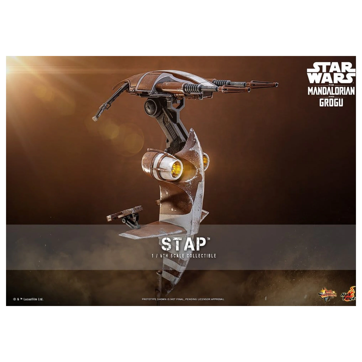 Star Wars: The Mandalorian & Grogu Movie Masterpiece dodatak 1/6 STAP 32 cm fotografija proizvoda