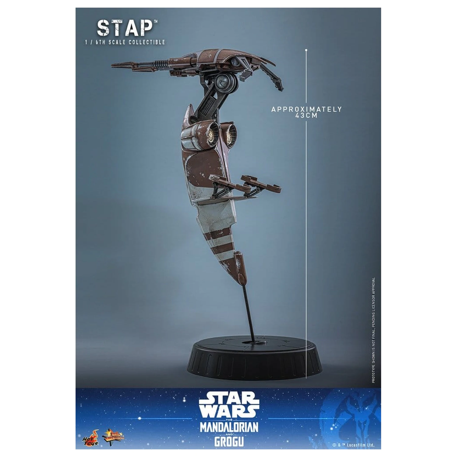 Star Wars: The Mandalorian & Grogu Movie Masterpiece dodatak 1/6 STAP 32 cm fotografija proizvoda