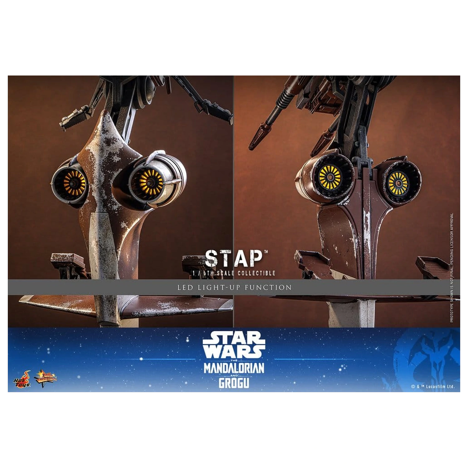 Star Wars: The Mandalorian & Grogu Movie Masterpiece dodatak 1/6 STAP 32 cm fotografija proizvoda