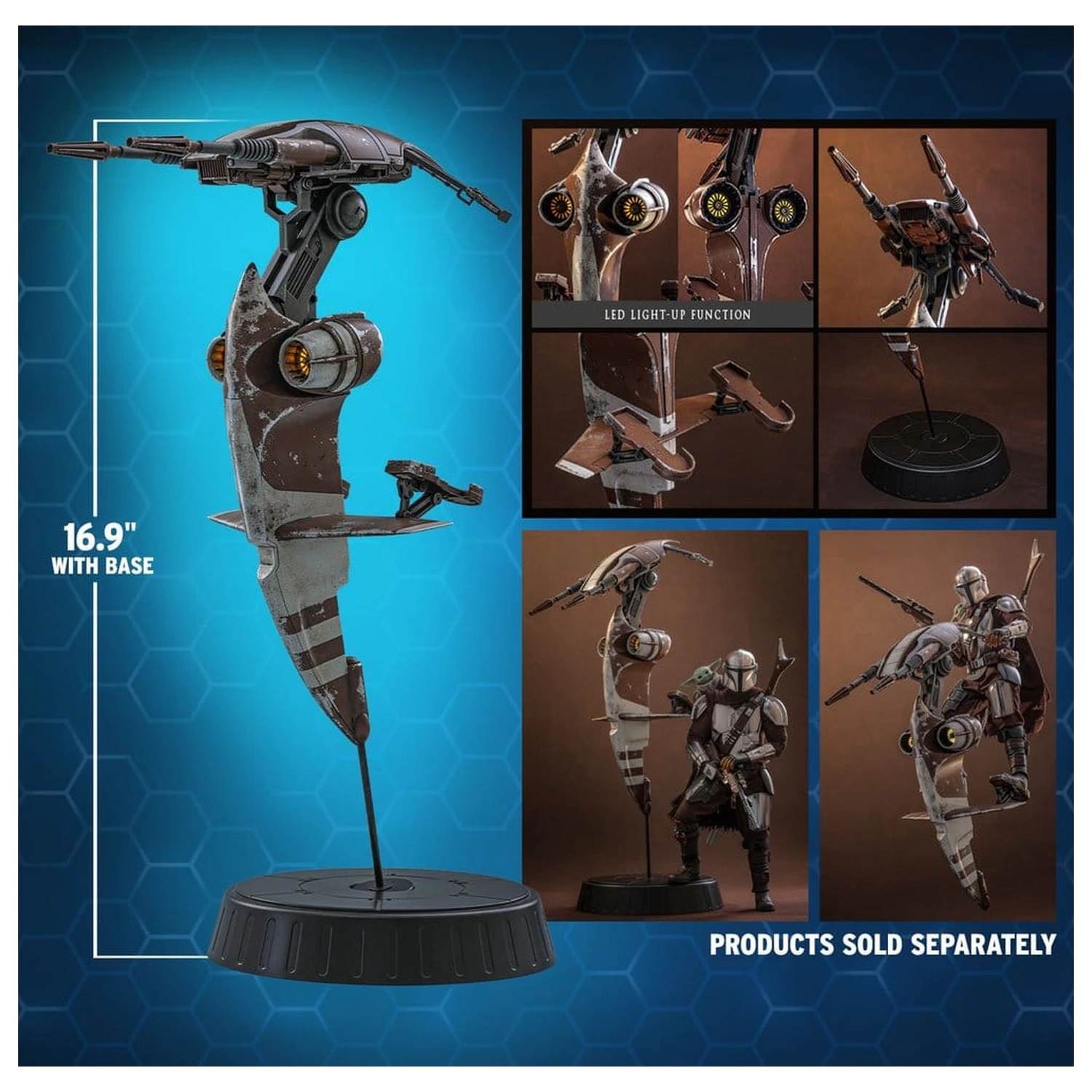 Star Wars: The Mandalorian & Grogu Movie Masterpiece dodatak 1/6 STAP 32 cm fotografija proizvoda