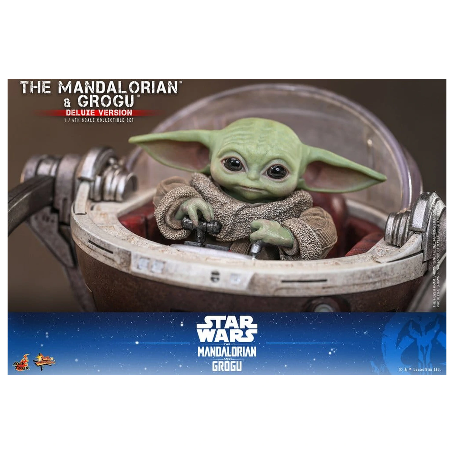 Star Wars: The Mandalorian & Grogu Movie Masterpiece akcijska figura 1/6 The Mandalorian i Grogu (Deluxe verzija) 31 cm fotografija proizvoda