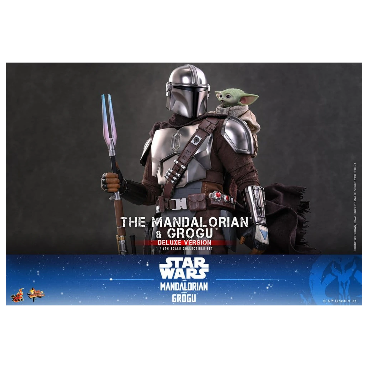 Star Wars: The Mandalorian & Grogu Movie Masterpiece akcijska figura 1/6 The Mandalorian i Grogu (Deluxe verzija) 31 cm fotografija proizvoda