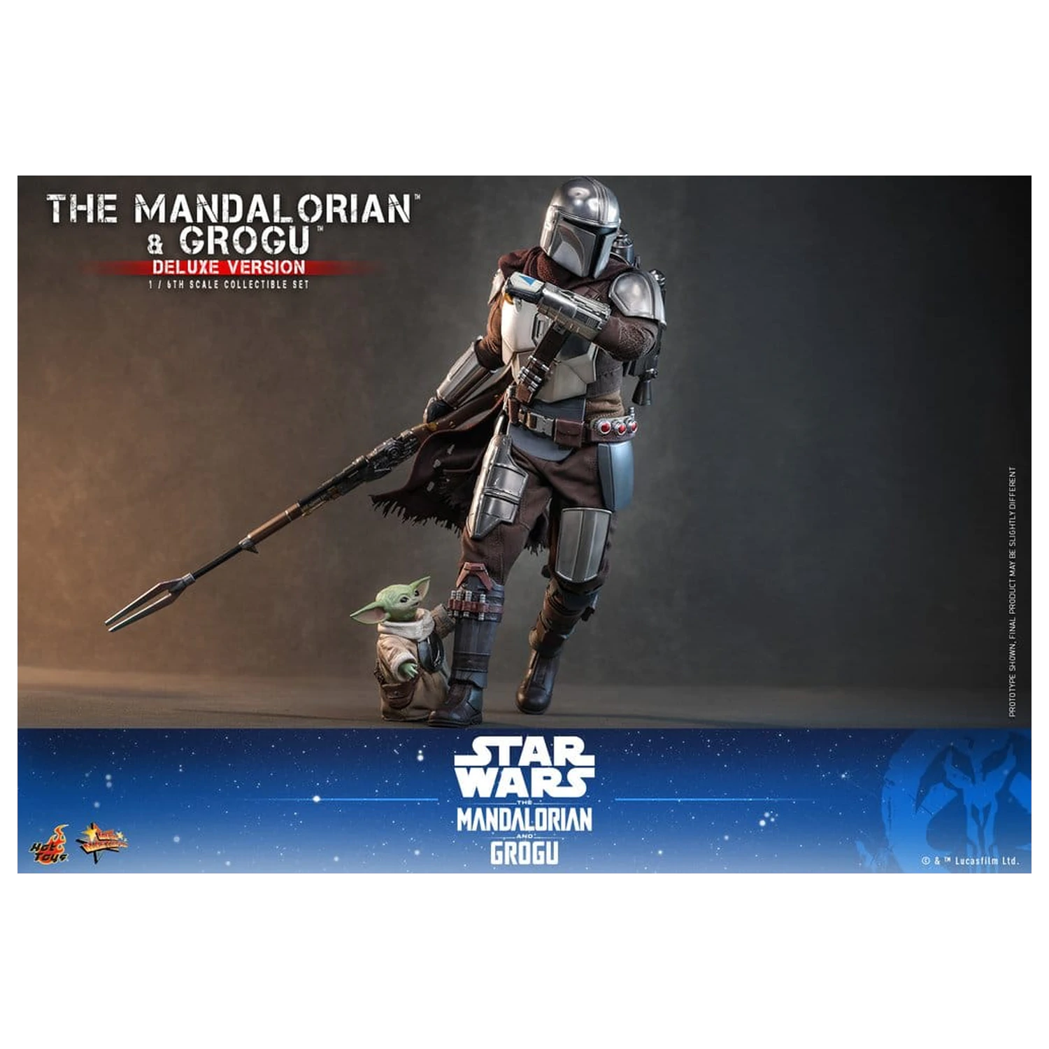 Star Wars: The Mandalorian & Grogu Movie Masterpiece akcijska figura 1/6 The Mandalorian i Grogu (Deluxe verzija) 31 cm fotografija proizvoda