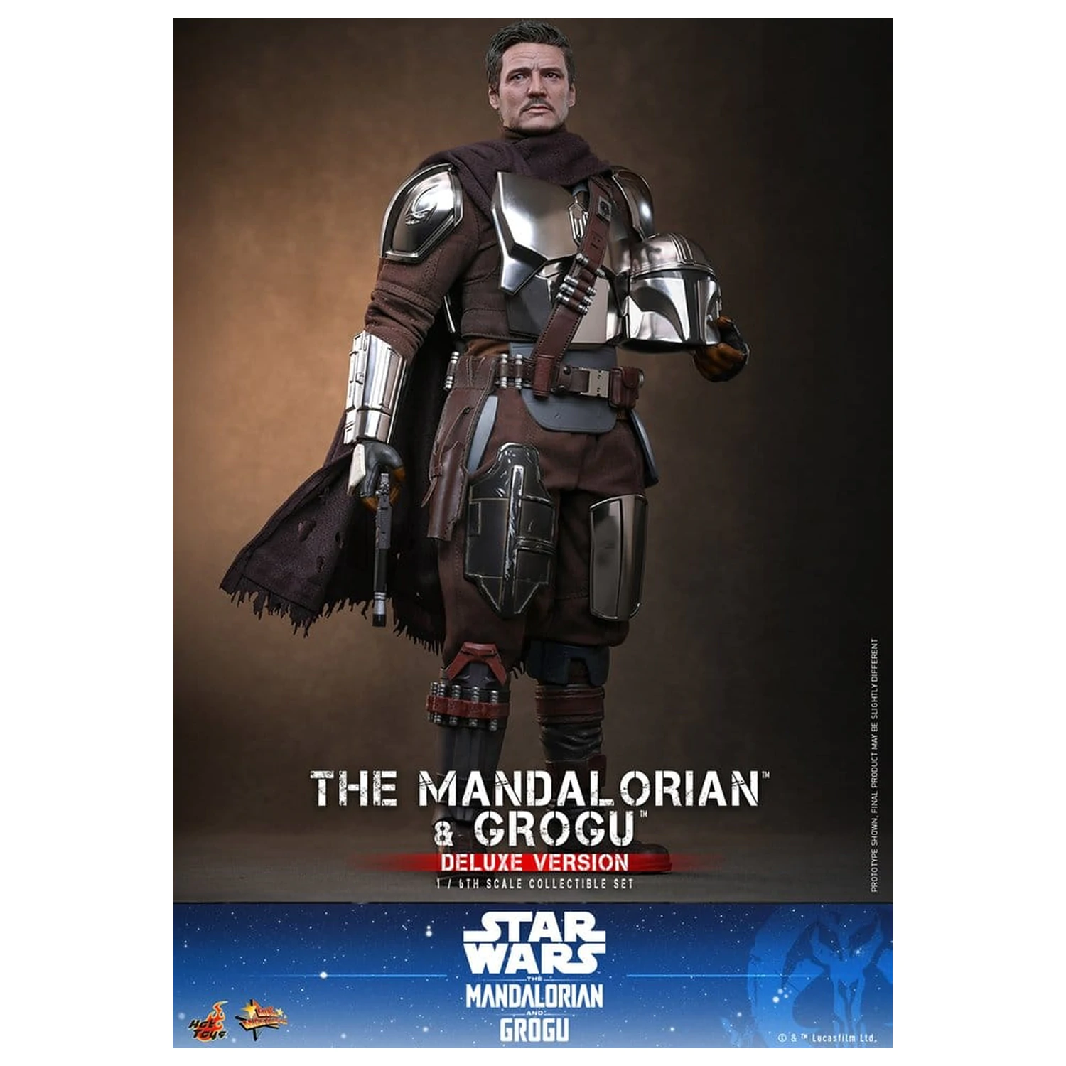 Star Wars: The Mandalorian & Grogu Movie Masterpiece akcijska figura 1/6 The Mandalorian i Grogu (Deluxe verzija) 31 cm fotografija proizvoda