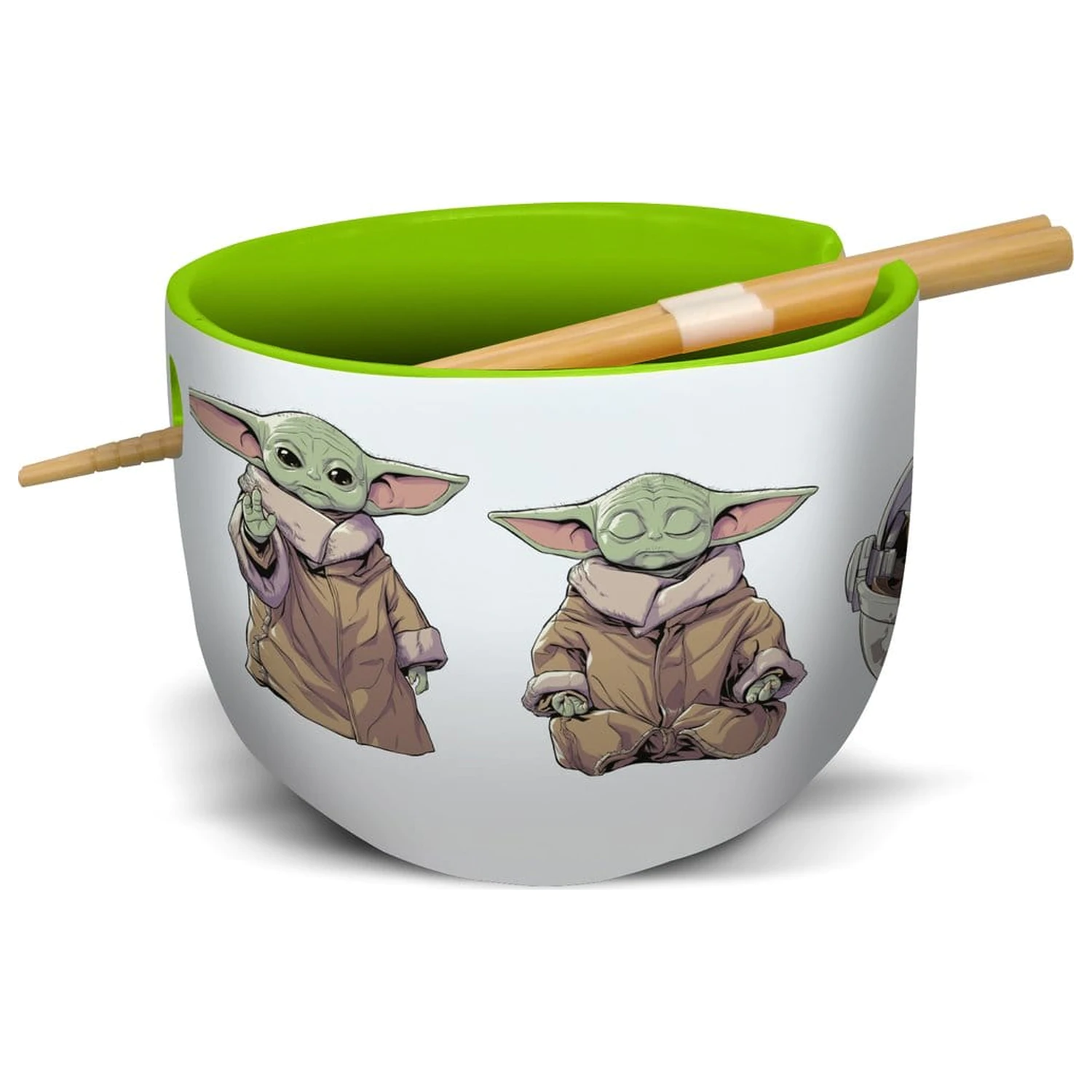 Star Wars: The Mandalorian Ramen zdjela sa štapićima Grogu fotografija proizvoda