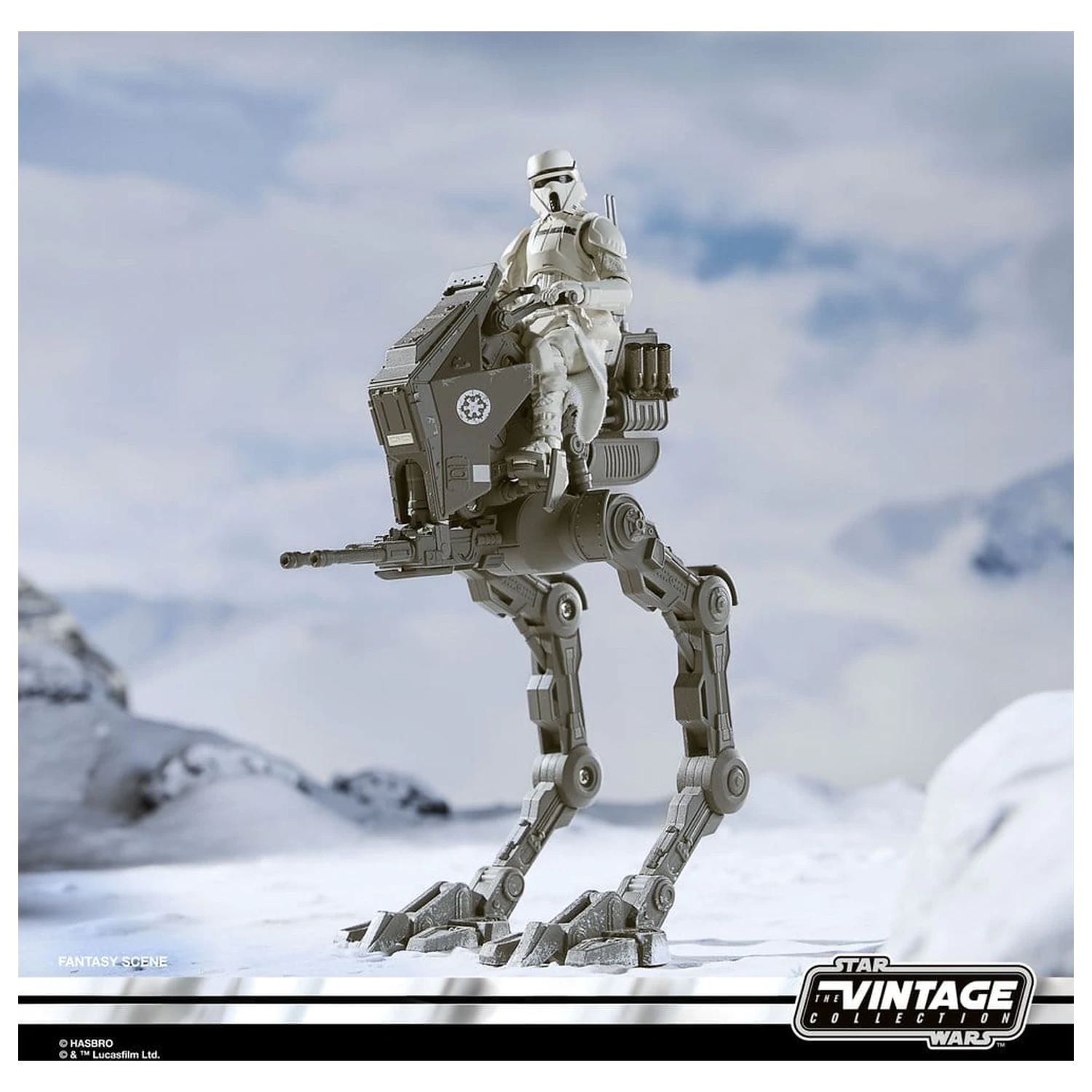 Star Wars: The Mandalorian & Grogu Vintage Collection Vozilo Imperial Remnant AT-RT 10 cm fotografija proizvoda