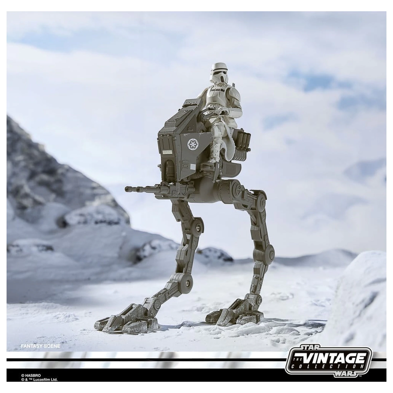 Star Wars: The Mandalorian & Grogu Vintage Collection Vozilo Imperial Remnant AT-RT 10 cm fotografija proizvoda