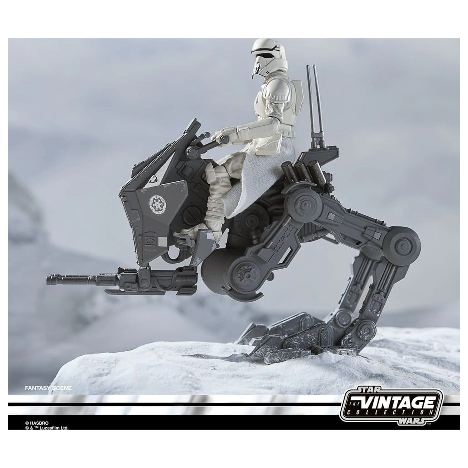 Star Wars: The Mandalorian & Grogu Vintage Collection Vozilo Imperial Remnant AT-RT 10 cm fotografija proizvoda