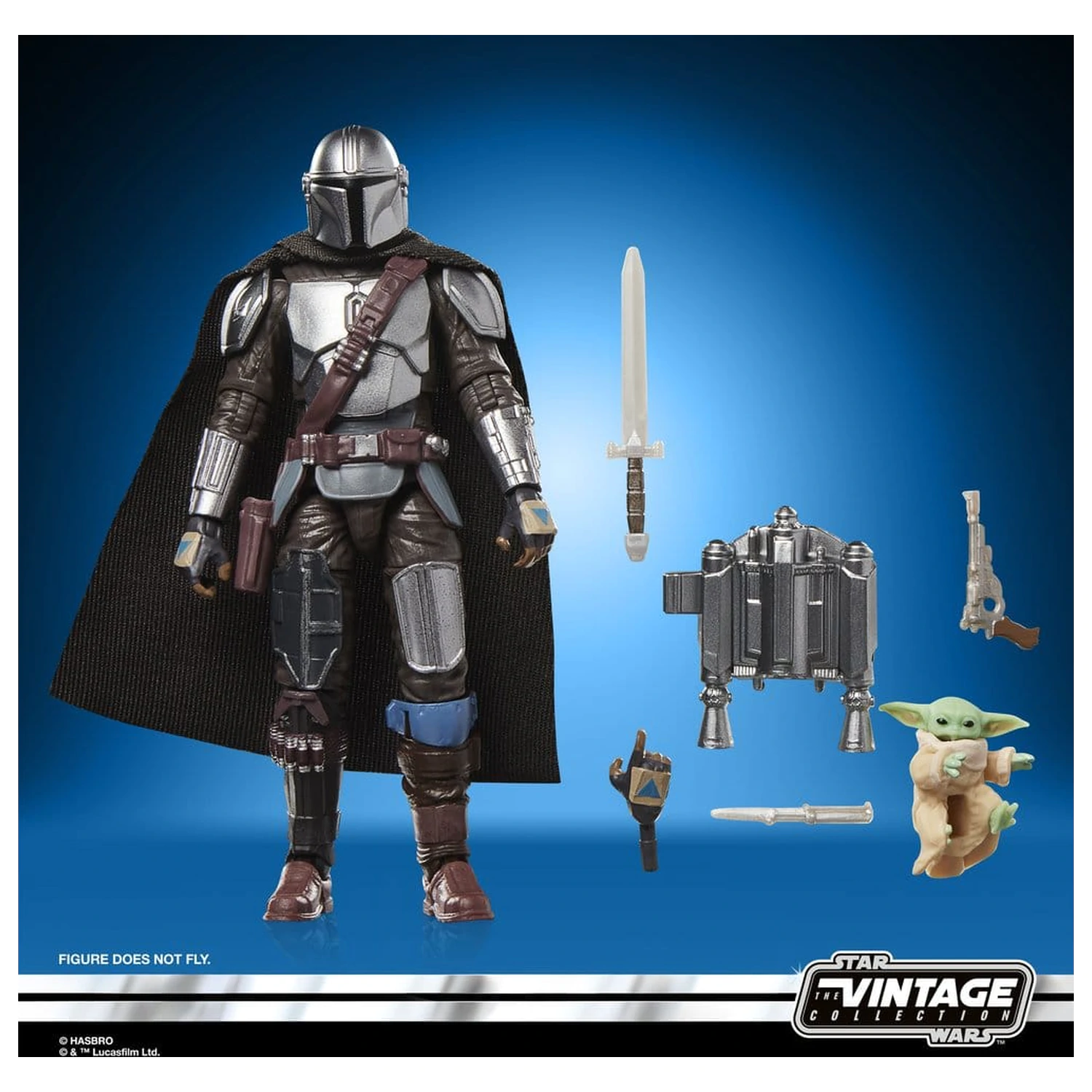 Star Wars: The Mandalorian & Grogu Vintage Collection akcijska figura The Mandalorian & Grogu 10 cm fotografija proizvoda
