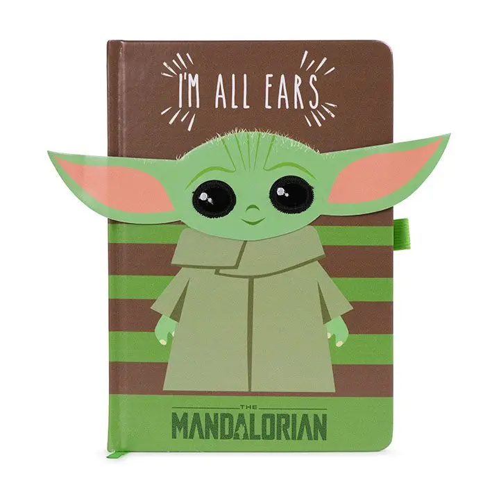 Star Wars The Mandalorian Premium bilježnica A5 I'm All Ears Green fotografija proizvoda