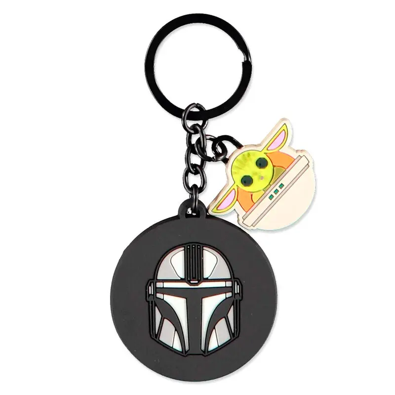 Star Wars: The Mandalorian Gumeni privjesak za ključeve Mandalorian & Grogu fotografija proizvoda