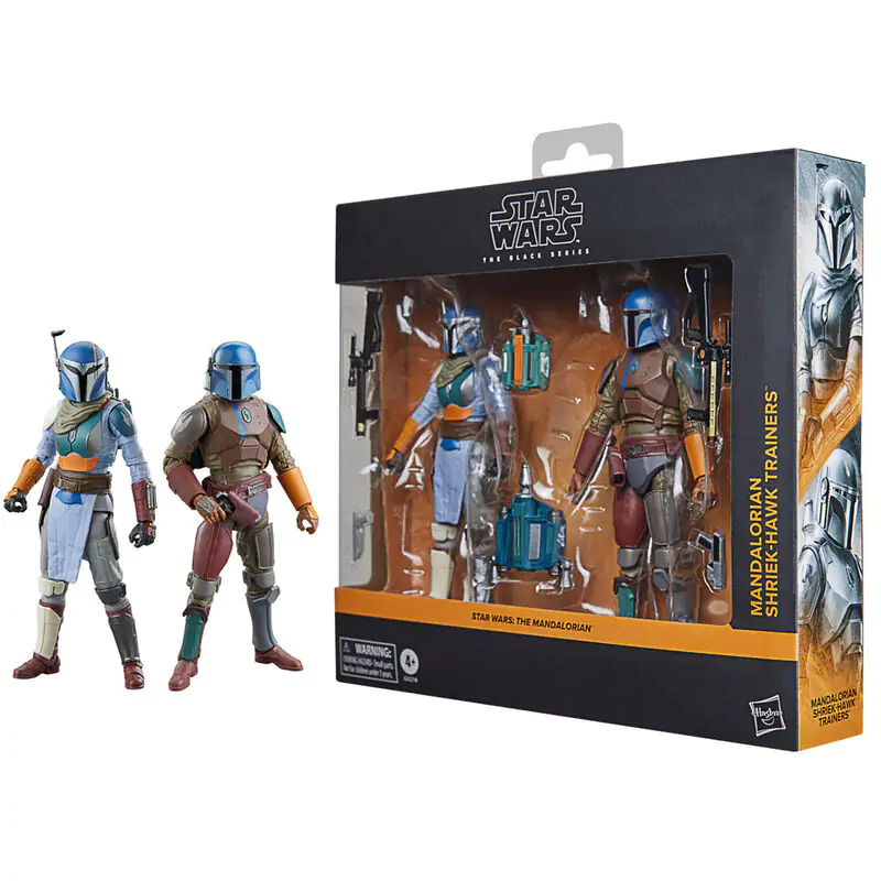 Star Wars The Mandalorian - Mandalorian & Shriek-Hawk Trainers set 2 figure 15 cm fotografija proizvoda