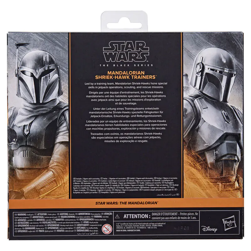 Star Wars The Mandalorian - Mandalorian & Shriek-Hawk Trainers set 2 figure 15 cm fotografija proizvoda