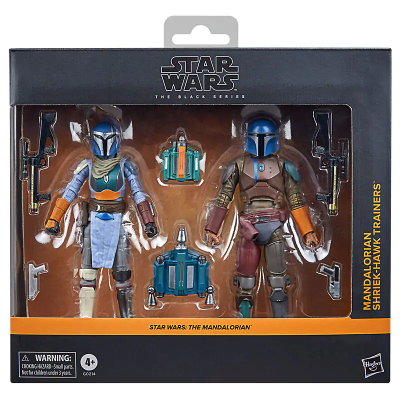 Star Wars The Mandalorian - Mandalorian & Shriek-Hawk Trainers set 2 figure 15 cm fotografija proizvoda