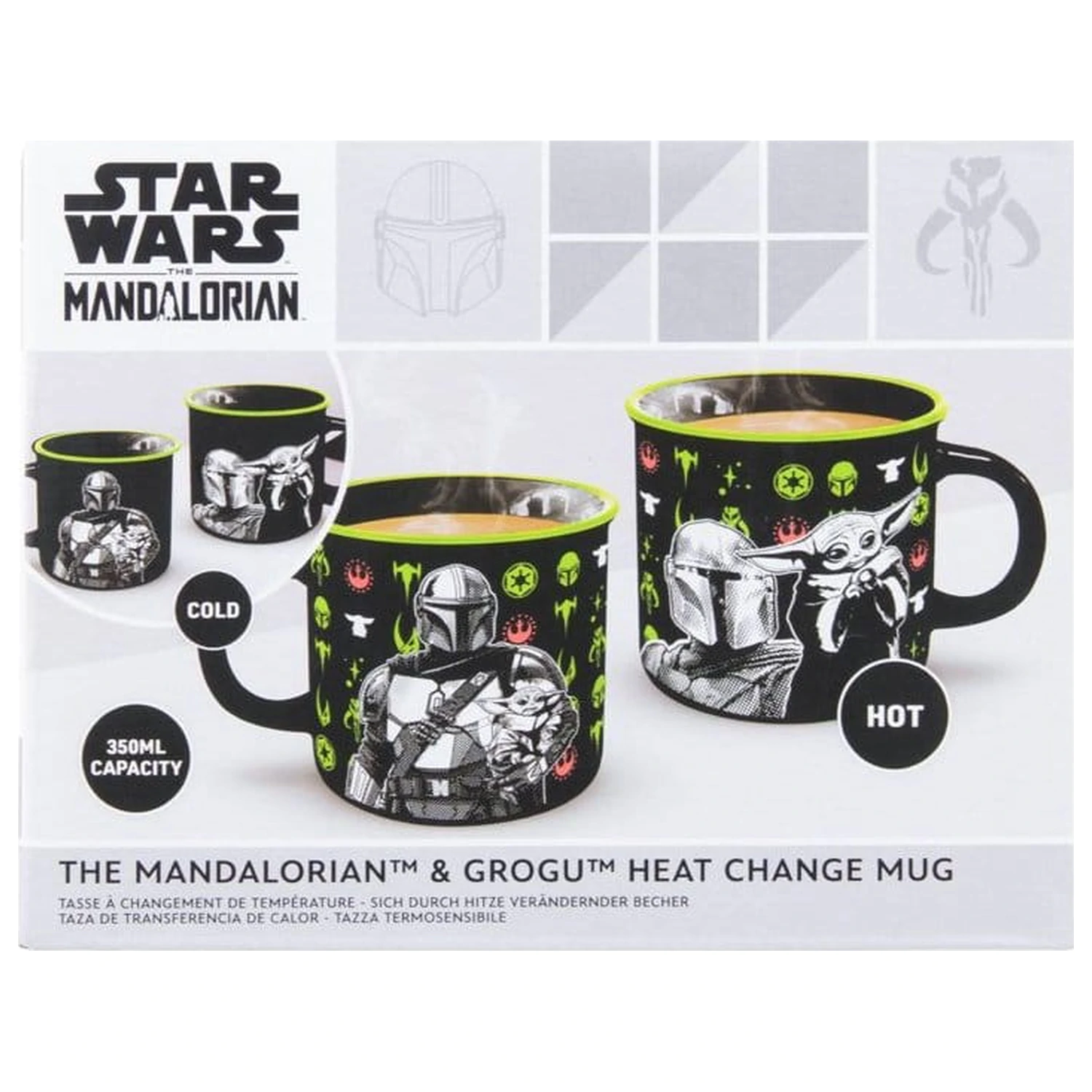 Star Wars: The Mandalorian Šalica koja mijenja boju Mandalorian i Grogu fotografija proizvoda