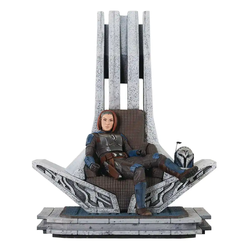 Star Wars: The Mandalorian Premier Collection Kip 1/7 Bo-Katan Kryze on Throne 35 cm fotografija proizvoda