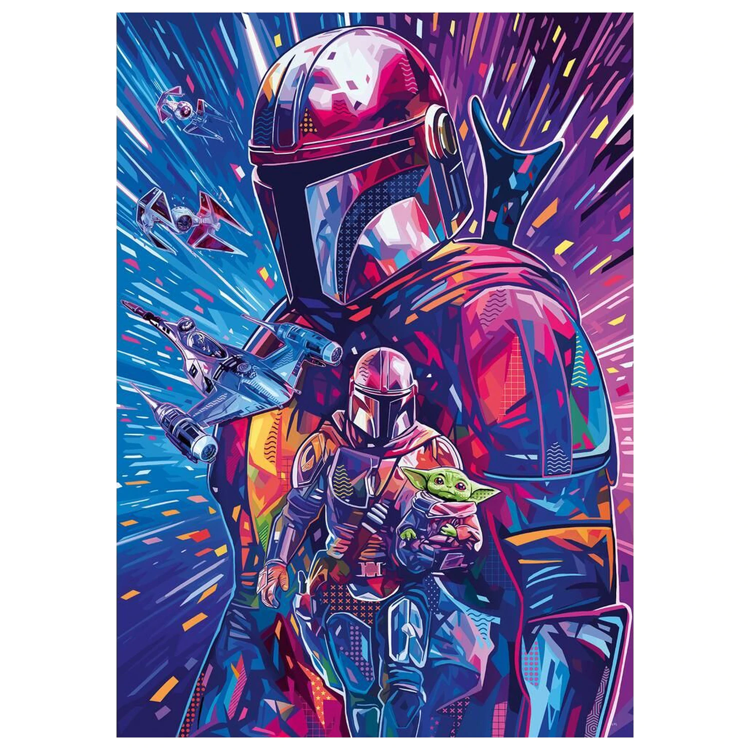 Star Wars The Mandalorian puzzle od 500 komada fotografija proizvoda