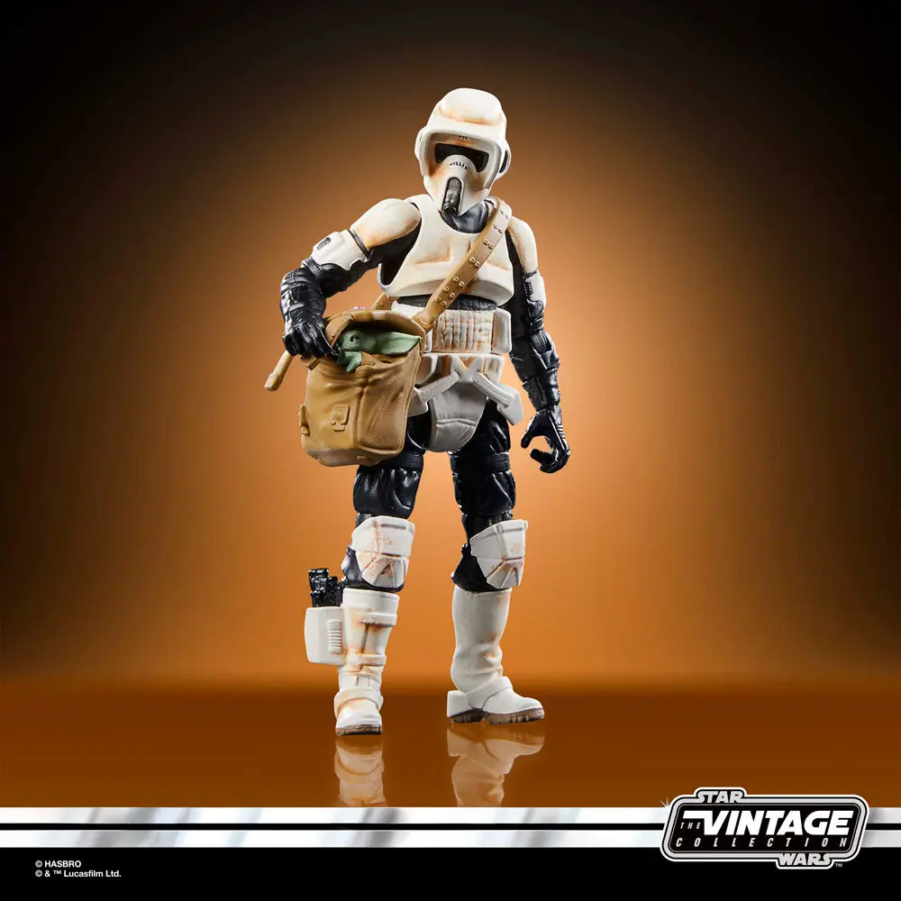 Star Wars: The Mandalorian Vintage Collection Vozilo s figurama Speeder Bike sa Scout Trooper & Grogu fotografija proizvoda