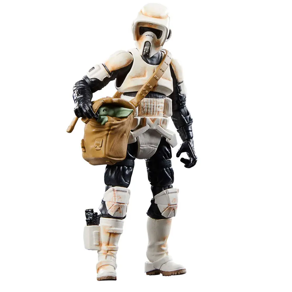 Star Wars: The Mandalorian Vintage Collection Vozilo s figurama Speeder Bike sa Scout Trooper & Grogu fotografija proizvoda