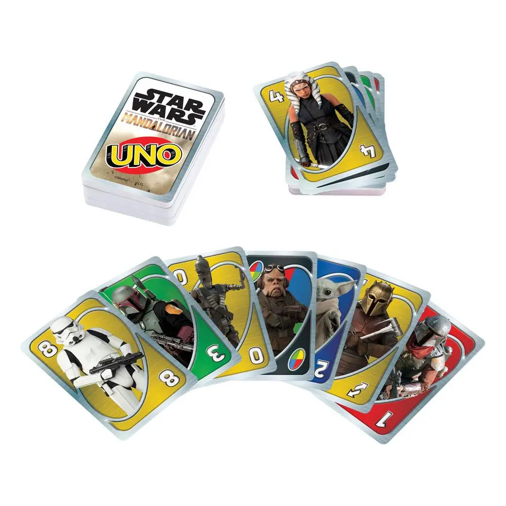 Star Wars: The Mandalorian UNO kartaška igra fotografija proizvoda