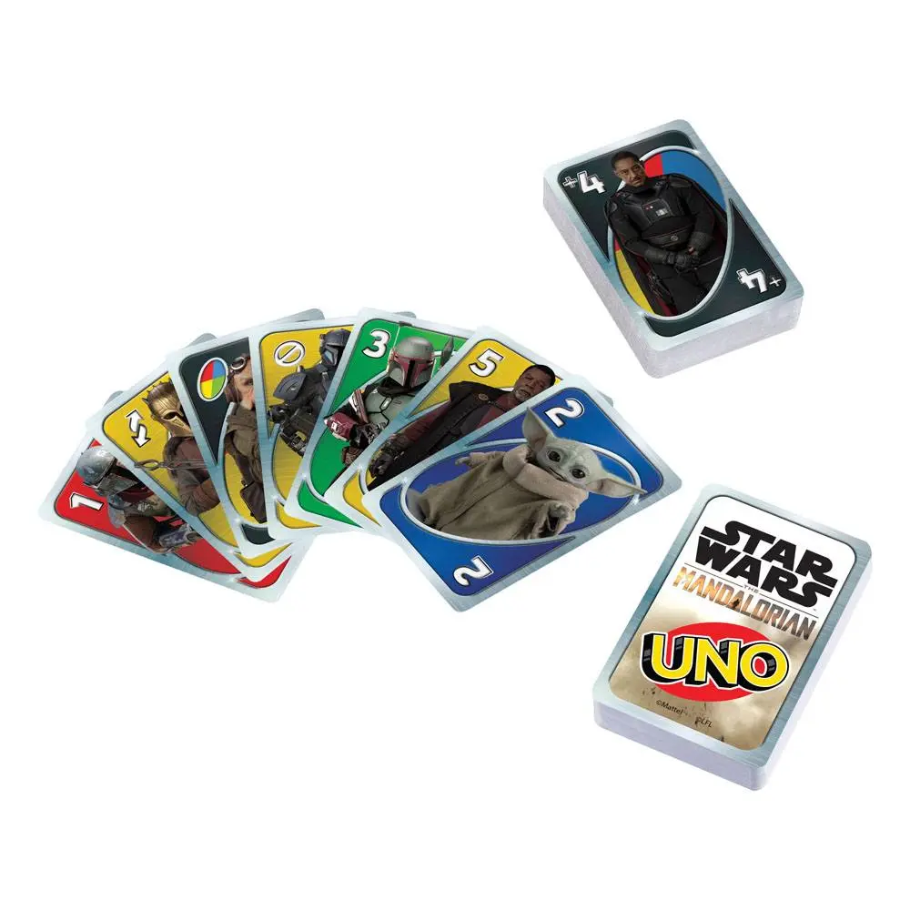 Star Wars: The Mandalorian UNO kartaška igra fotografija proizvoda