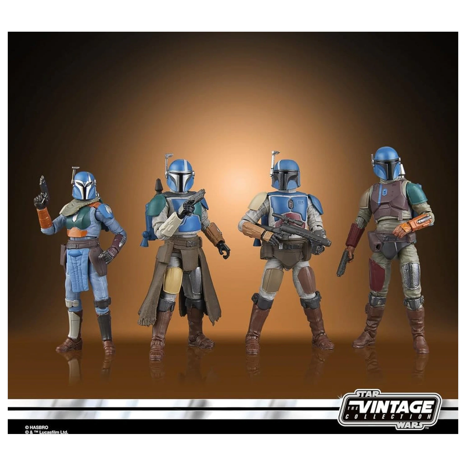 Star Wars The Mandalorian Vintage Collection figura 4-pak Mandalorian Shriek-Hawk 10 cm fotografija proizvoda