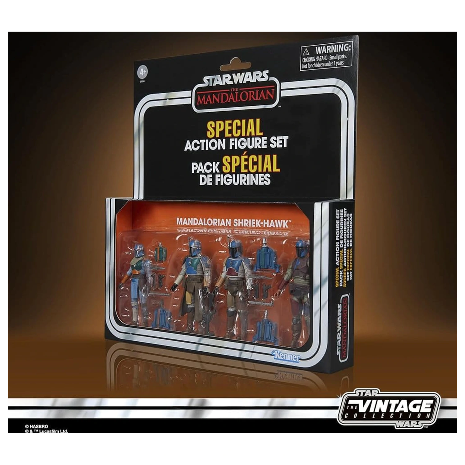 Star Wars The Mandalorian Vintage Collection figura 4-pak Mandalorian Shriek-Hawk 10 cm fotografija proizvoda