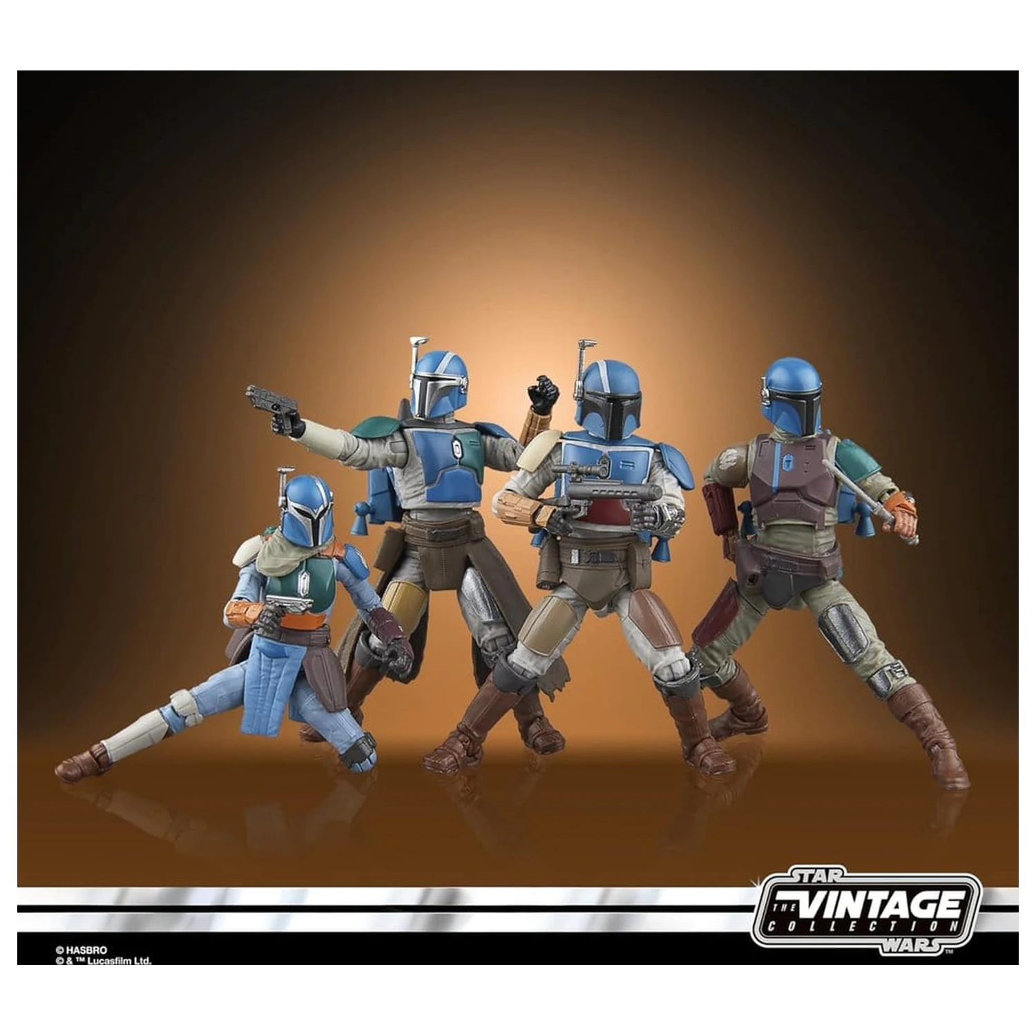 Star Wars The Mandalorian Vintage Collection figura 4-pak Mandalorian Shriek-Hawk 10 cm fotografija proizvoda