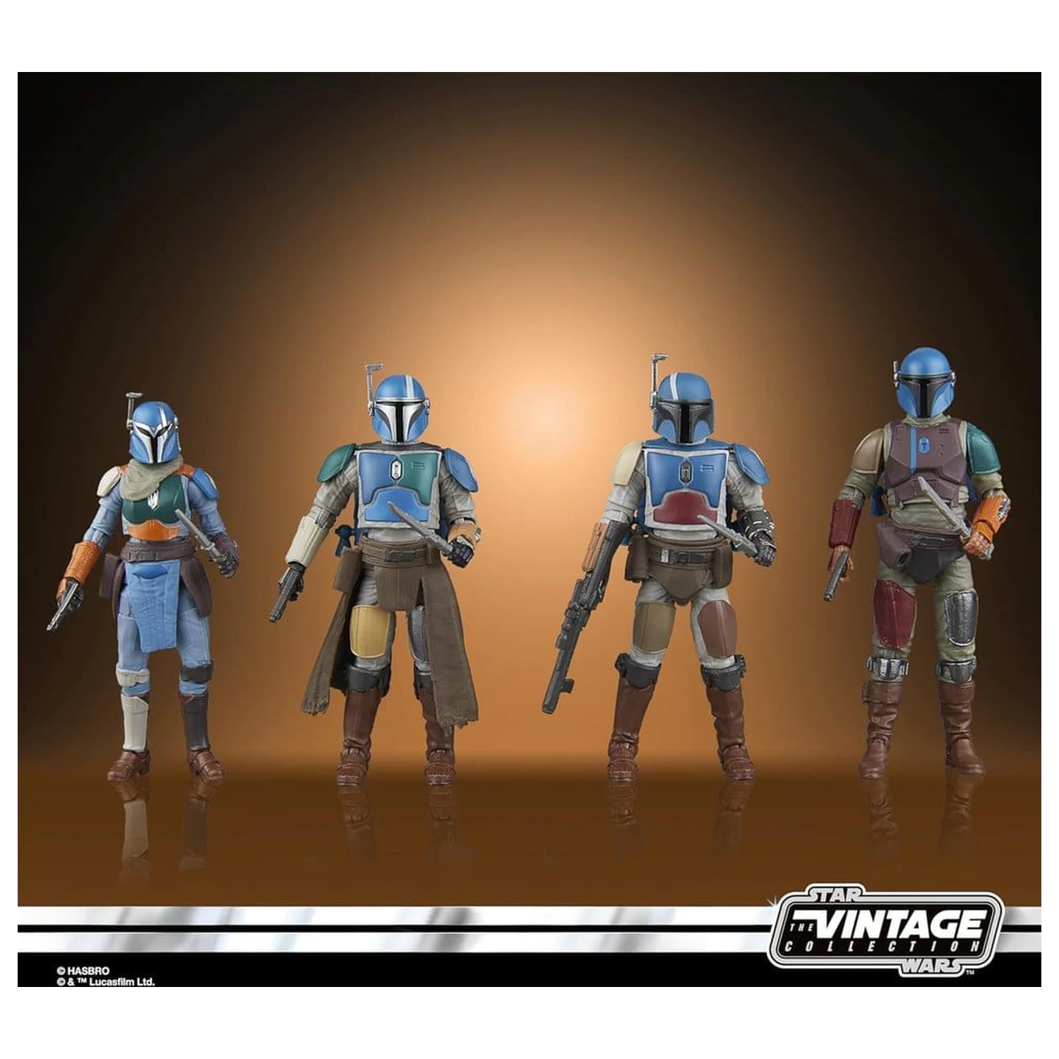 Star Wars The Mandalorian Vintage Collection figura 4-pak Mandalorian Shriek-Hawk 10 cm fotografija proizvoda