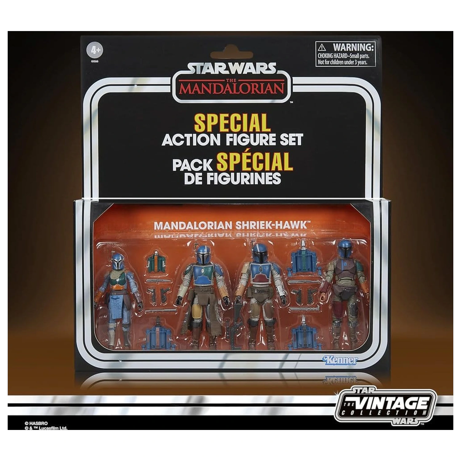 Star Wars The Mandalorian Vintage Collection figura 4-pak Mandalorian Shriek-Hawk 10 cm fotografija proizvoda