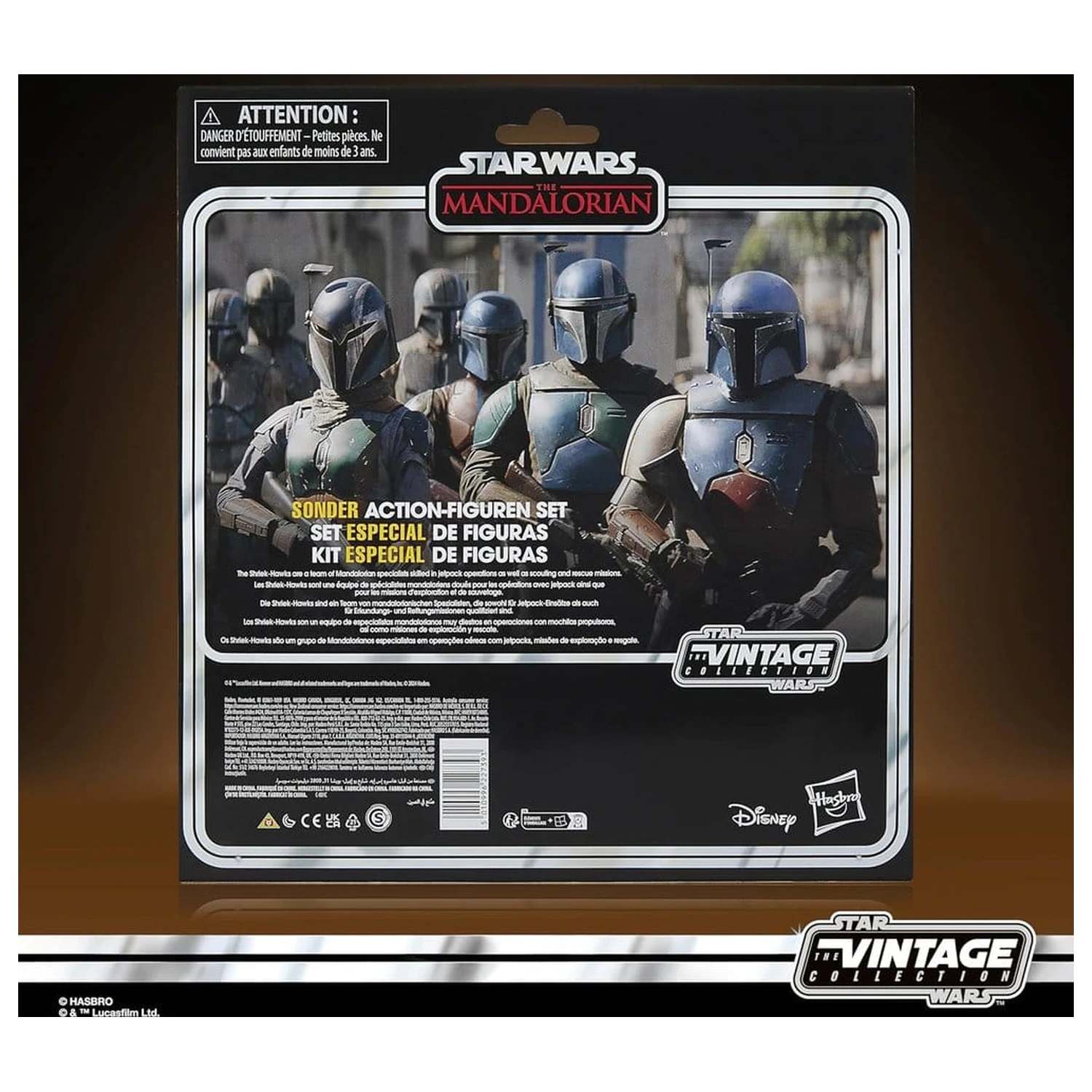 Star Wars The Mandalorian Vintage Collection figura 4-pak Mandalorian Shriek-Hawk 10 cm fotografija proizvoda