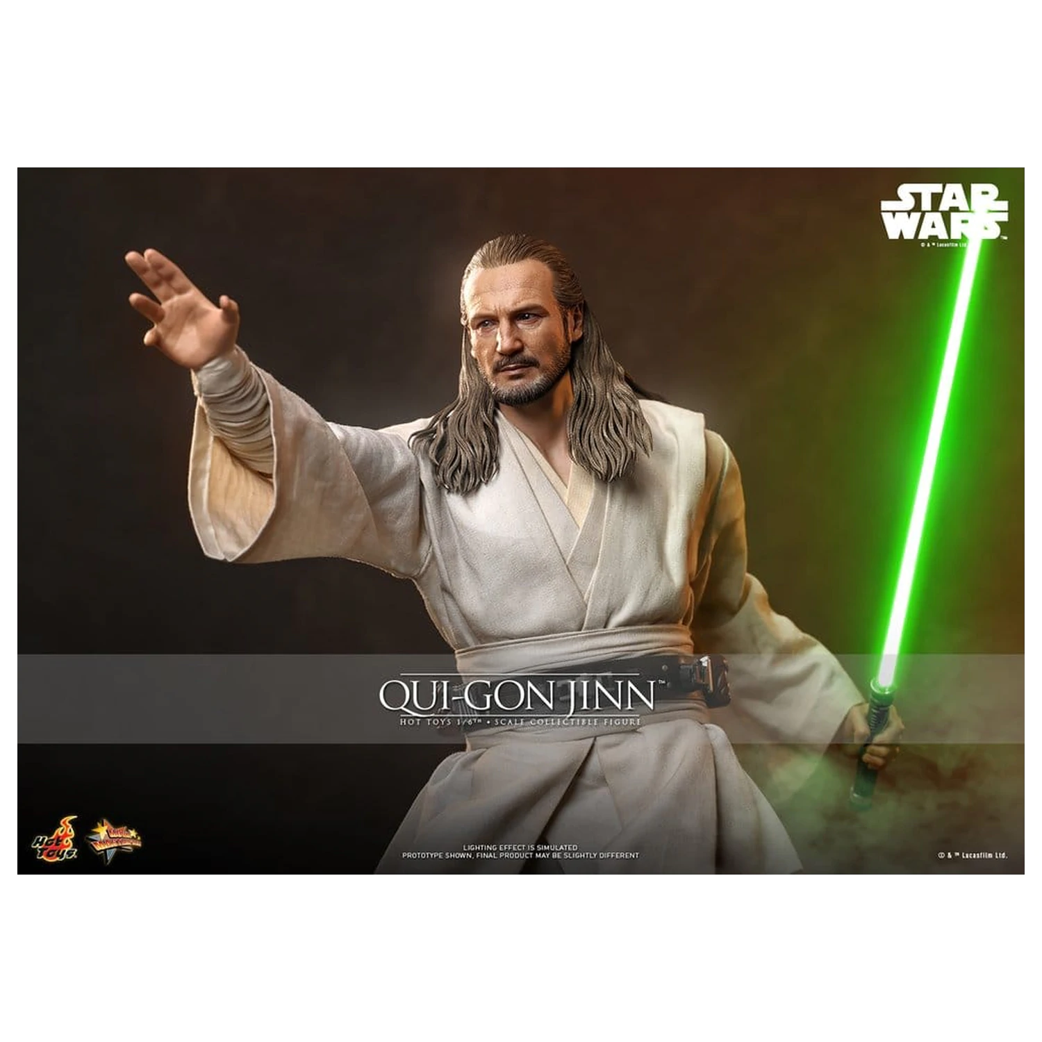 Star Wars: The Phantom Menace filmska Masterpiece akcijska figura 1/6 Qui-Gon Jinn (Artisan Edition) Hot Toys Exclusive 32 cm fotografija proizvoda