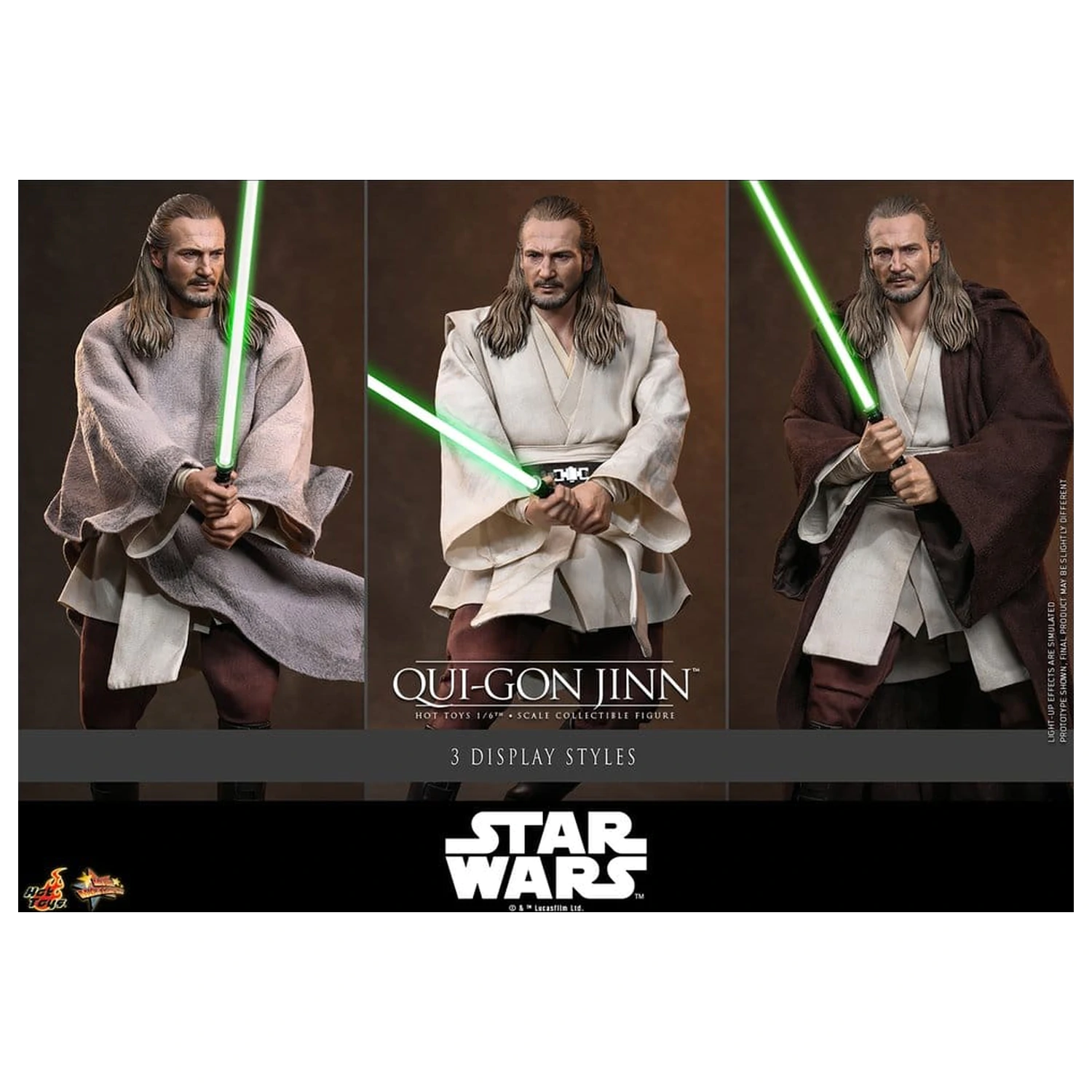 Star Wars: The Phantom Menace filmska Masterpiece akcijska figura 1/6 Qui-Gon Jinn (Artisan Edition) Hot Toys Exclusive 32 cm fotografija proizvoda