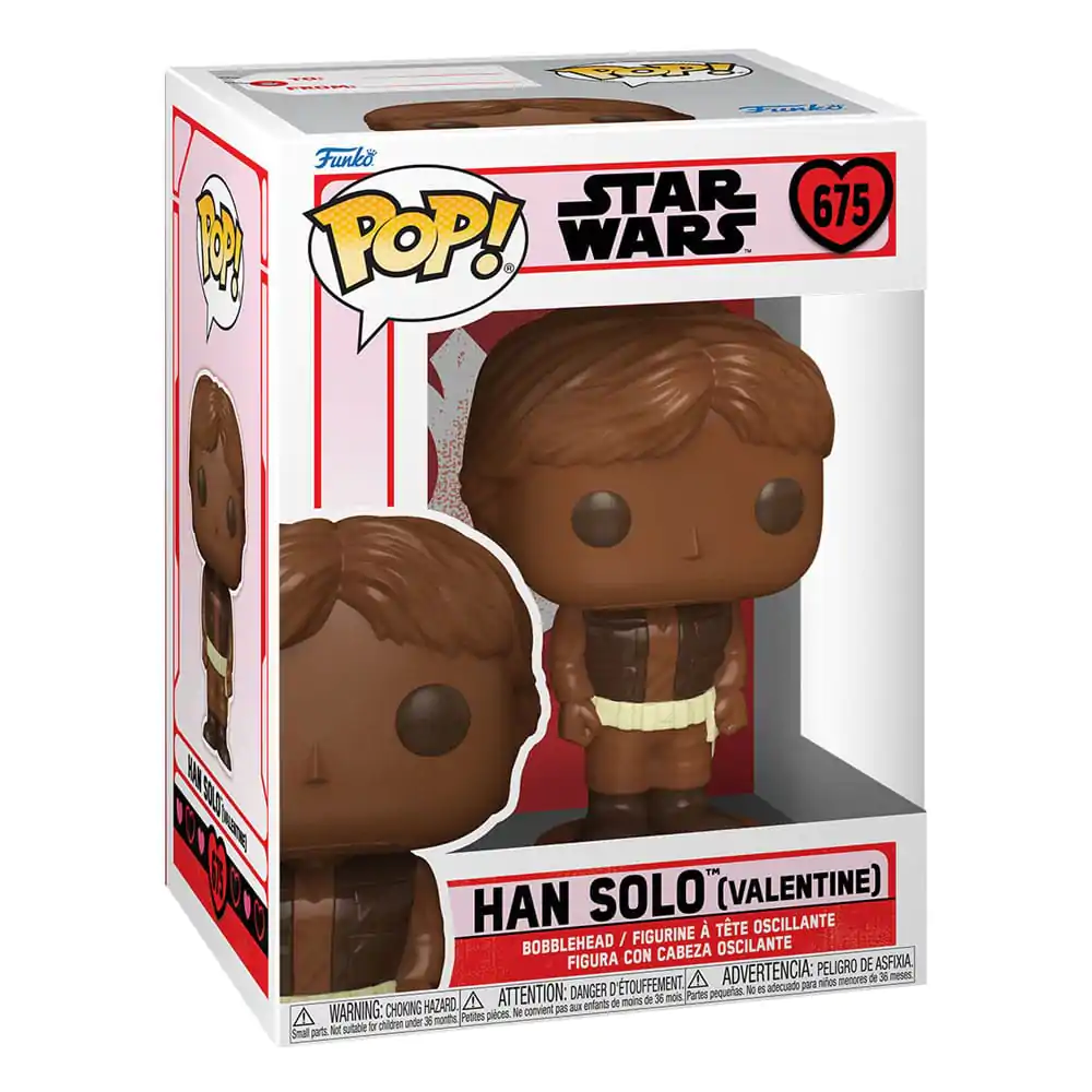 Star Wars Valentines POP! Vinil Figura Han Solo (Val Choc) 9 cm fotografija proizvoda