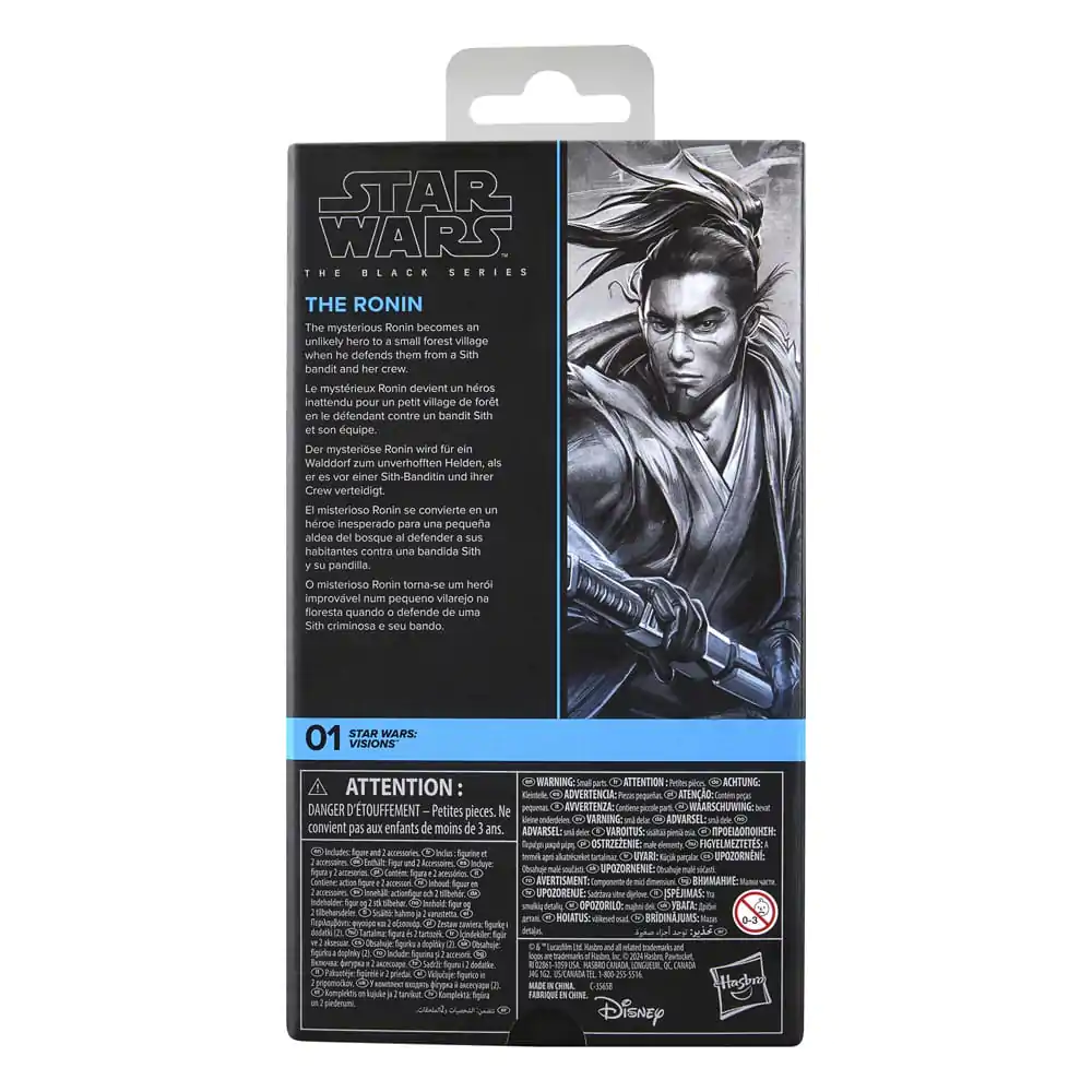 Star Wars: Visions Black Series akcijska figura The Ronin 15 cm fotografija proizvoda
