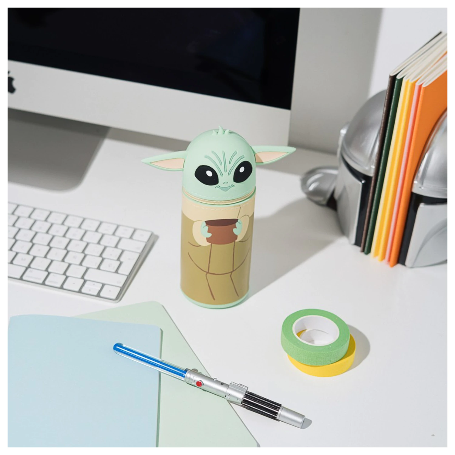 Star Wars Mandalorian Grogu 3D pernica fotografija proizvoda