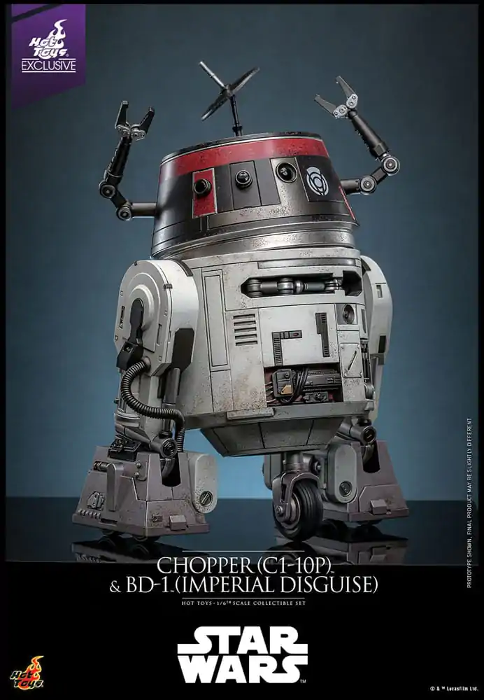 Star Wars Set akcijskih figura 1/6 Chopper (C1-10P™) i BD-1™ (Imperial Disguise) 18 cm i 8 cm fotografija proizvoda